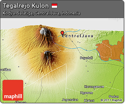 Physical 3D Map of Tegalrejo Kulon