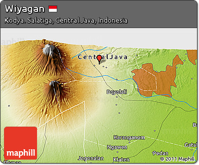Physical 3D Map of Wiyagan