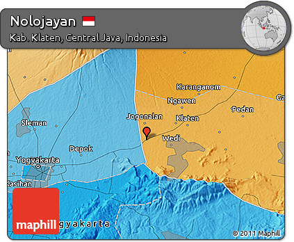 Political 3D Map of Nolojayan
