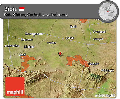Satellite 3D Map of Bibis