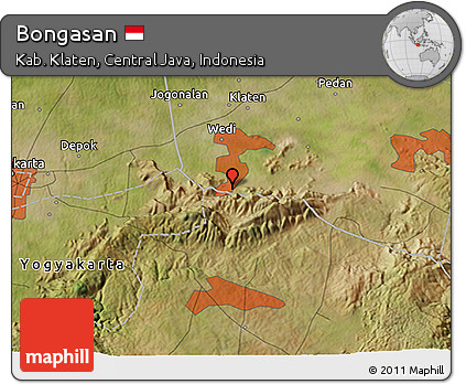 Satellite 3D Map of Bongasan