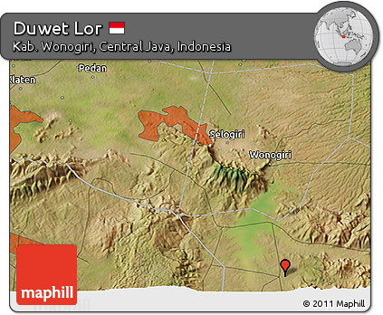 Satellite 3D Map of Duwet Lor