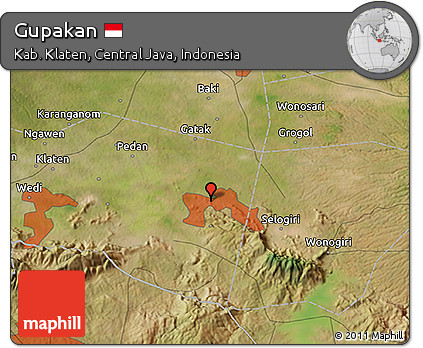 Satellite 3D Map of Gupakan