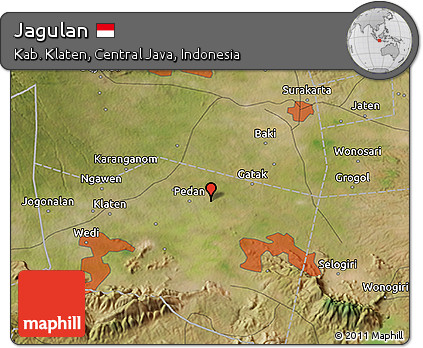 Satellite 3D Map of Jagulan