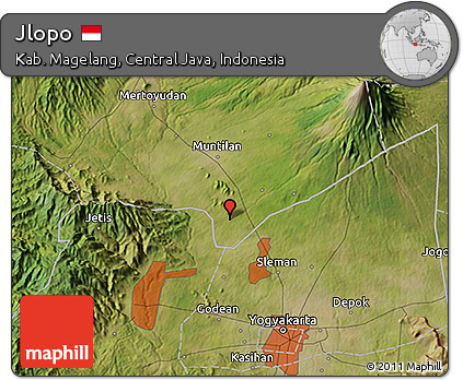 Satellite 3D Map of Jlopo