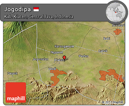 Satellite 3D Map of Jogodipa