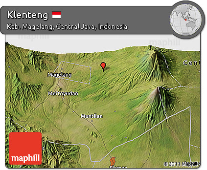 Satellite 3D Map of Klenteng