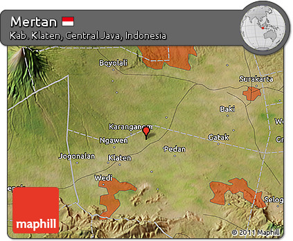Satellite 3D Map of Mertan