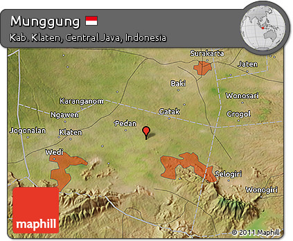 Satellite 3D Map of Munggung
