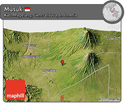 Satellite 3D Map of Musuk