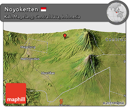 Satellite 3D Map of Noyokerten