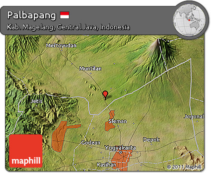Satellite 3D Map of Palbapang