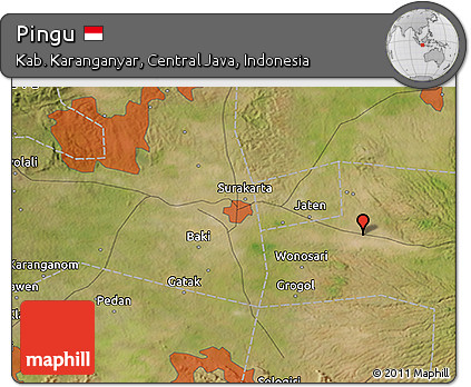 Satellite 3D Map of Pingu