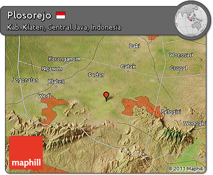 Satellite 3D Map of Plosorejo