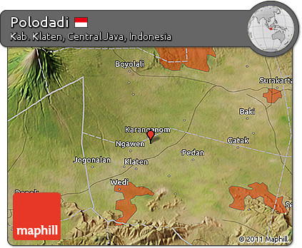 Satellite 3D Map of Polodadi