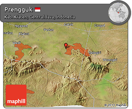 Satellite 3D Map of Prengguk