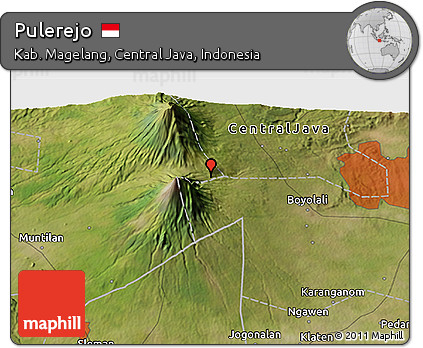 Satellite 3D Map of Pulerejo