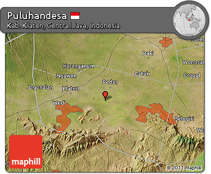Satellite 3D Map of Puluhandesa