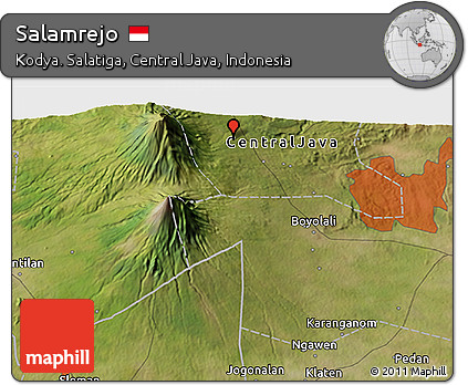 Satellite 3D Map of Salamrejo