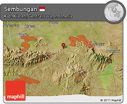 Satellite 3D Map of Sembungan