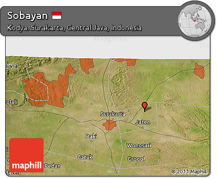 Satellite 3D Map of Sobayan