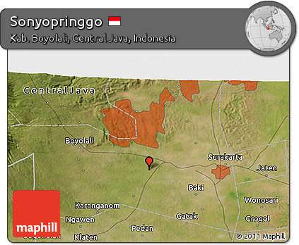 Satellite 3D Map of Sonyopringgo