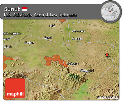 Satellite 3D Map of Sunut