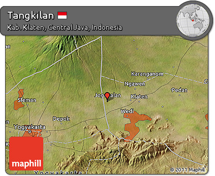 Satellite 3D Map of Tangkilan