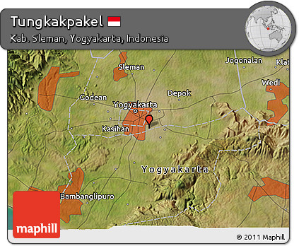 Satellite 3D Map of Tungkakpakel