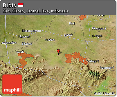 Satellite 3D Map of Bibis