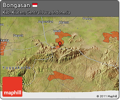 Satellite 3D Map of Bongasan