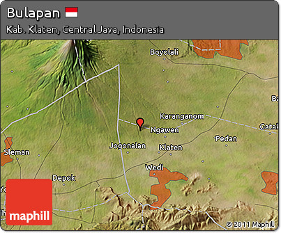 Satellite 3D Map of Bulapan