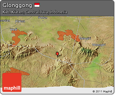 Satellite 3D Map of Glonggong