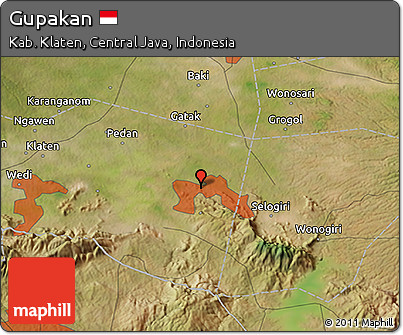 Satellite 3D Map of Gupakan