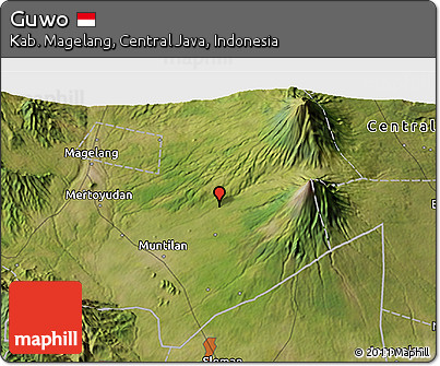 Satellite 3D Map of Guwo