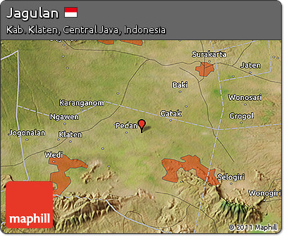 Satellite 3D Map of Jagulan
