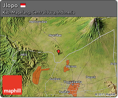 Satellite 3D Map of Jlopo