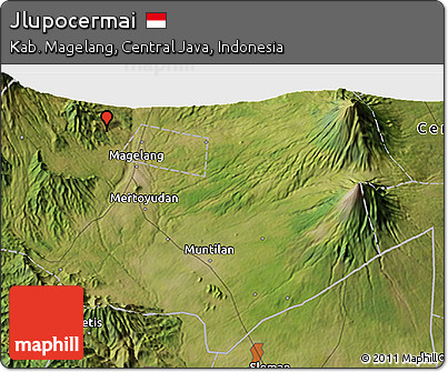 Satellite 3D Map of Jlupocermai