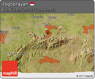 Satellite 3D Map of Jogoprayan