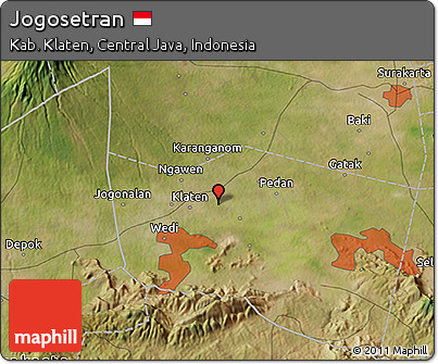 Satellite 3D Map of Jogosetran