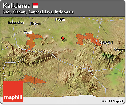 Satellite 3D Map of Kalideres