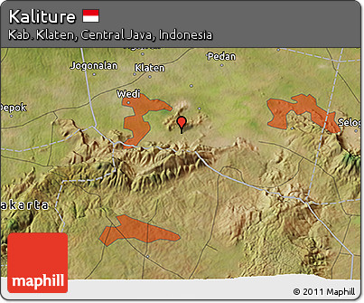 Satellite 3D Map of Kaliture