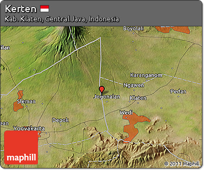 Satellite 3D Map of Kerten