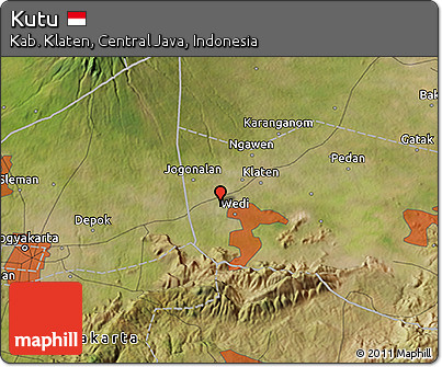 Satellite 3D Map of Kutu