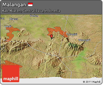 Satellite 3D Map of Malangan