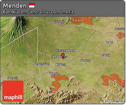Satellite 3D Map of Menden