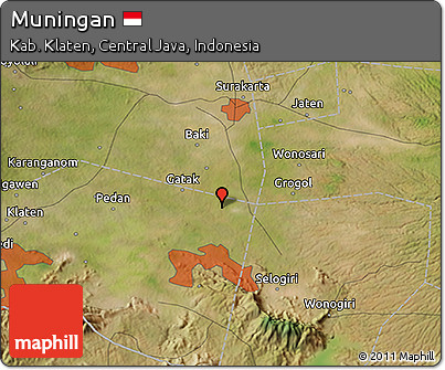Satellite 3D Map of Muningan