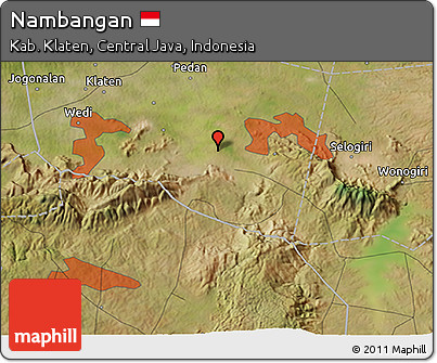 Satellite 3D Map of Nambangan