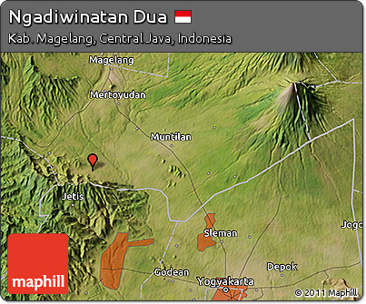 Satellite 3D Map of Ngadiwinatan Dua