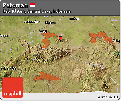 Satellite 3D Map of Patoman